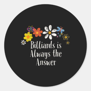 Floral Artwork Vintage1 Classic Round Sticker