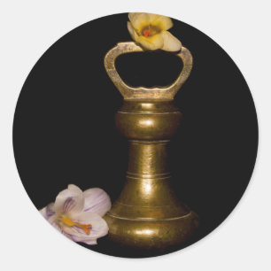 Floral Attraction Classic Round Sticker