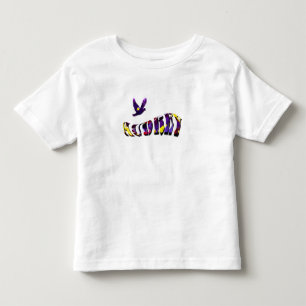 Floral Audrey Name With Dove, Toddler T-Shirt