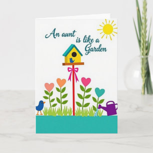Floral Aunts Day Loving Card