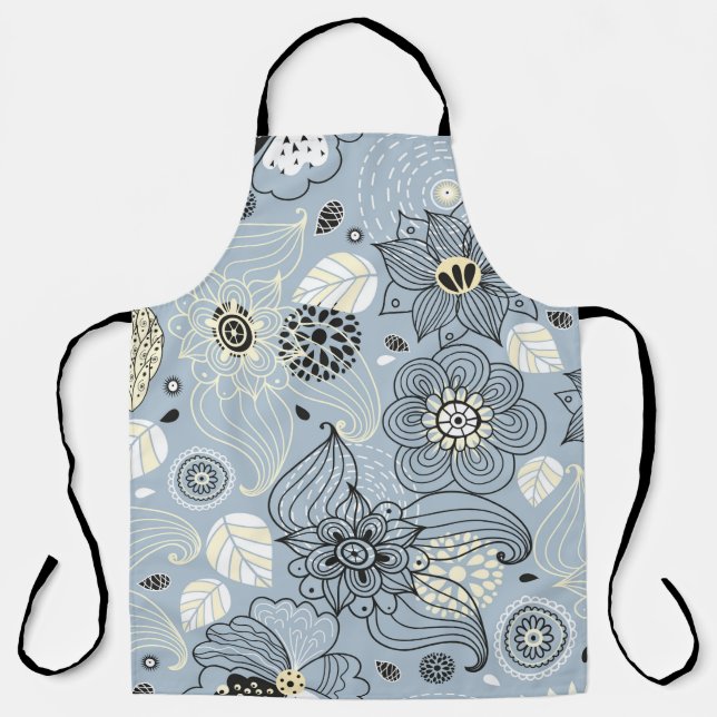 Floral autumn design apron (Front)
