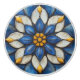 Floral Azulejo Blue White and Yellow