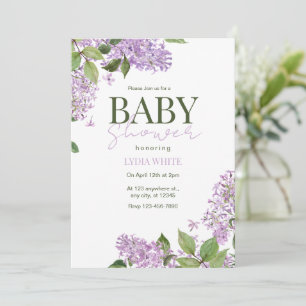 Floral Baby Shower Boho Baby Shower  Invitation