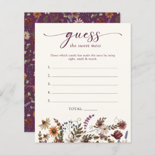 Floral Baby Shower Game