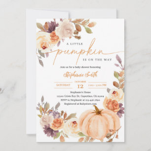 Floral Baby Shower Invitation