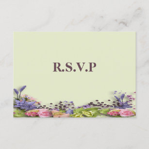 Baby Girl Shower RSVP &amp; Response Cards | Zazzle AU