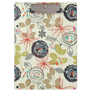 Floral background 2 clipboard
