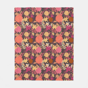 Floral background 2 fleece blanket