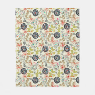 Floral background 2 fleece blanket