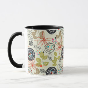 Floral background 2 mug