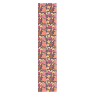 Floral background 2 short table runner