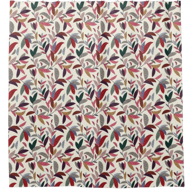 Floral background 2 shower curtain