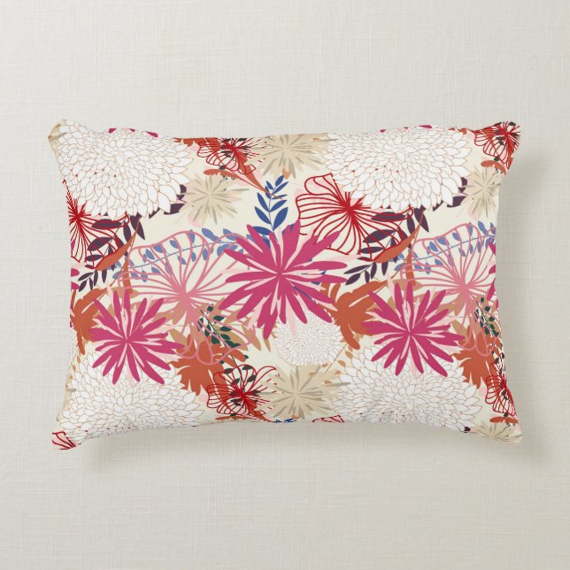 Floral background 3 decorative cushion (Front)