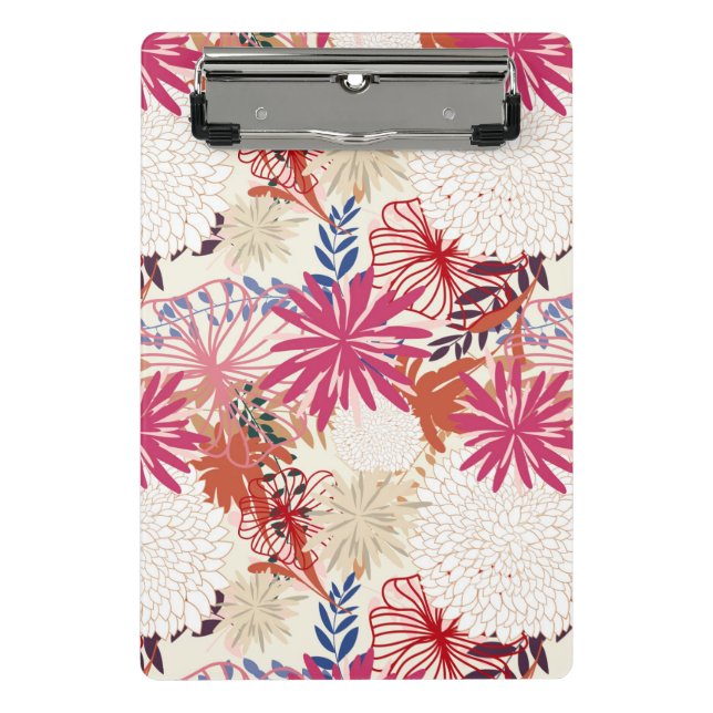 Floral background 3 mini clipboard (Front)