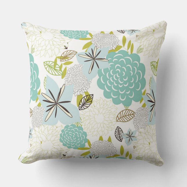 Floral background 5 cushion (Front)