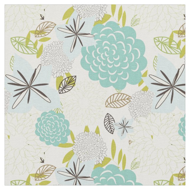 Floral background 5 fabric (Close Up)