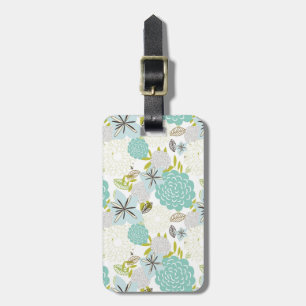 Floral background 5 luggage tag