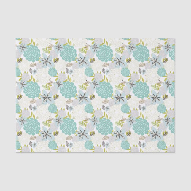 Floral background 5 tissue paper (Front)