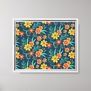 Floral Background Beautiful Design-46566 Canvas Print