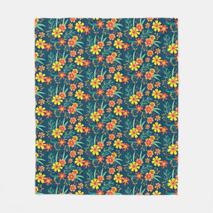 Floral Background Beautiful Design-46566 Fleece Blanket
