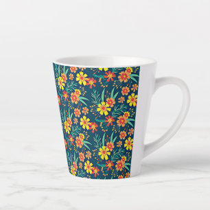 Floral Background Beautiful Design-46566 Latte Mug