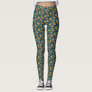 Floral Background Beautiful Design-46566 Leggings