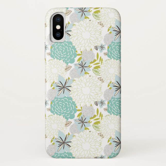 Floral background Case-Mate iPhone case (Back)
