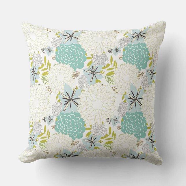 Floral background cushion (Front)