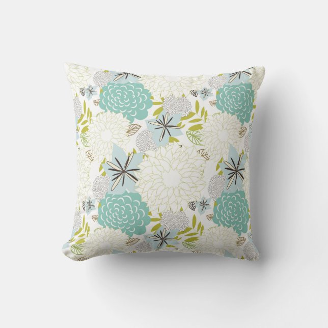 Floral background cushion (Front)
