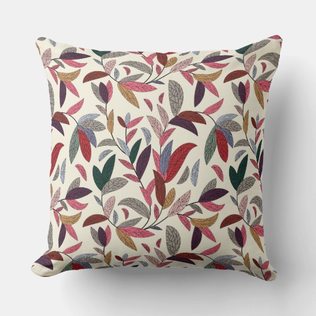 Floral background cushion (Front)