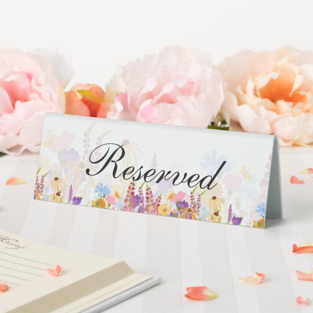 Floral Background Custom Text Reserved (In SItu (Wedding))