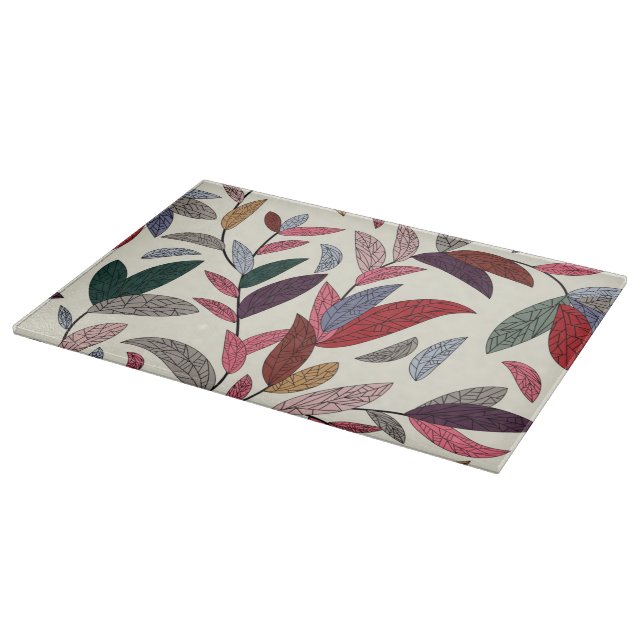 Floral background cutting board (Corner)