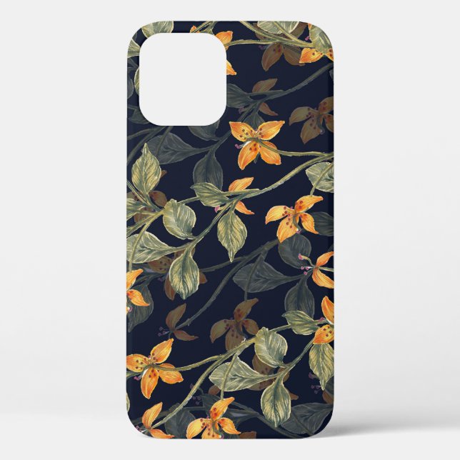 Floral background in seamless pattern. Case-Mate iPhone case (Back)