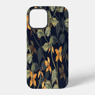 Floral background in seamless pattern. iPhone 12 case