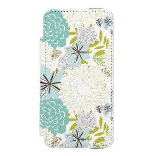 Floral background incipio watson™ iPhone 5 wallet case
