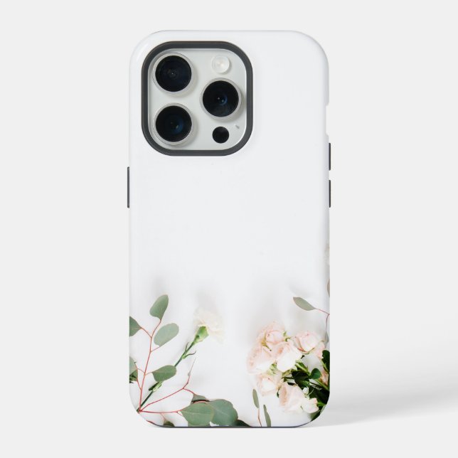 Floral Background Pattern iPhone Case (Back)