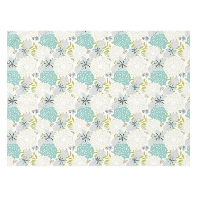 Floral background tablecloth (Front (Horizontal))