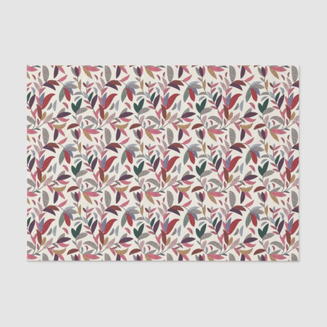 Floral background tissue paper (Front)
