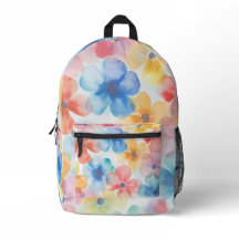 Floral Backpack – Stylish Diaper Bag for Mom