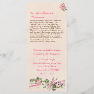 Floral Baptismal Program 5/5