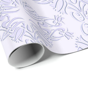 floral baroque pattern wrapping paper