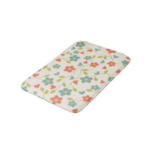 Floral Bath Mat