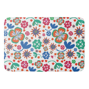 Floral Bath Mat