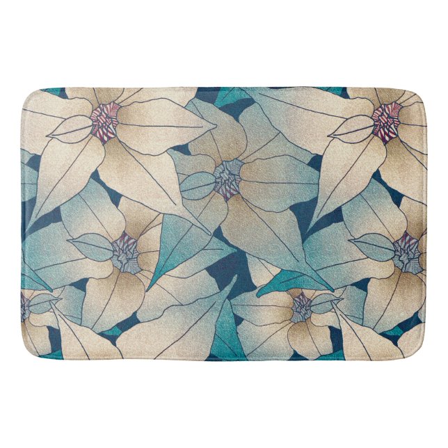 Floral Bath Mat (Front)