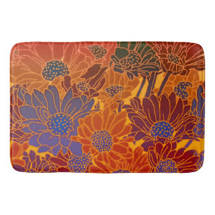 Floral Bath Mat