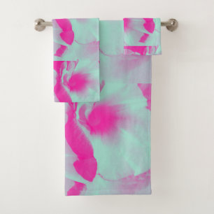 Floral Bath Towel Set