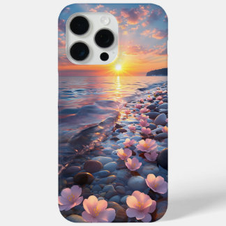 Floral Beach Sunset Phone Case – Summer Vibes