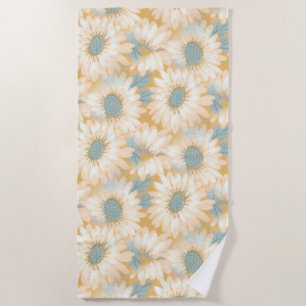 Floral Beach Towel