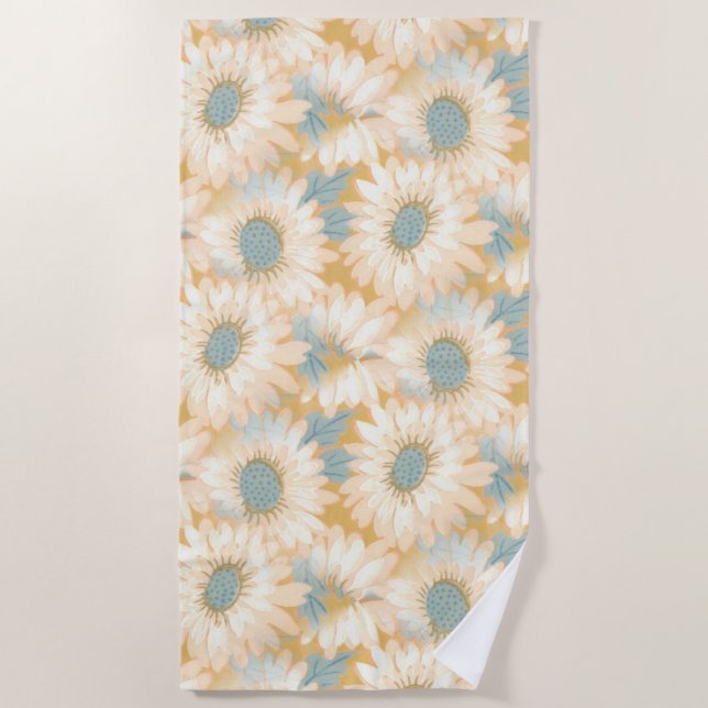 Floral Beach Towel (Front)