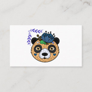 Floral Bear Business Card